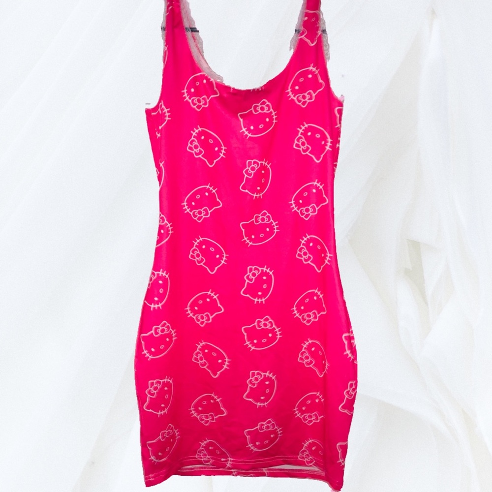 Shein X Hello Kitty Graphic Dress •S•